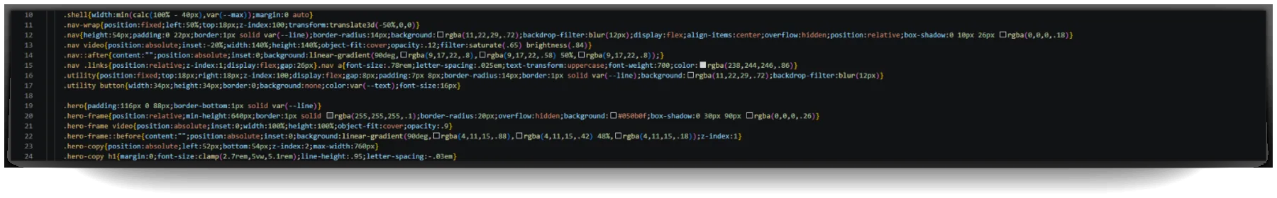 Development workflow code preview